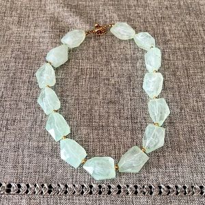 Light green beaded necklace